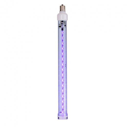 12" Purple C9 LED Snowfall Tube 5Pk