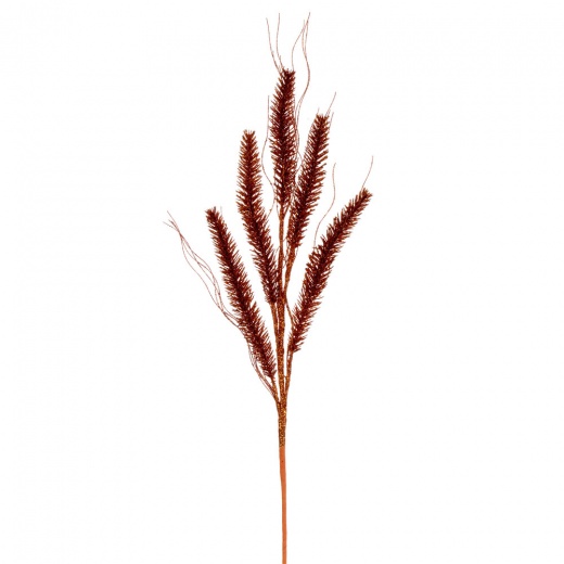 30" Burnished Orange Wheat Glitter Spray by Vickerman