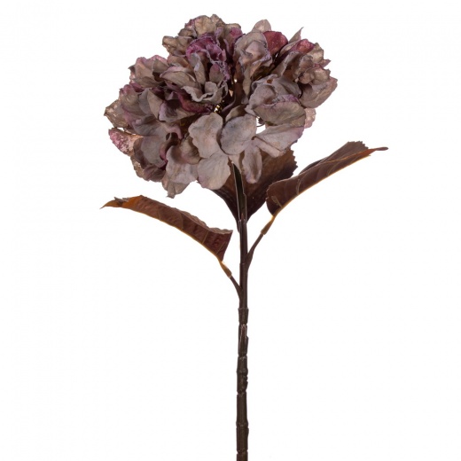 18.5" Plum Green Hydrangea Spray 2/Bag - Artificial Dried Flowers