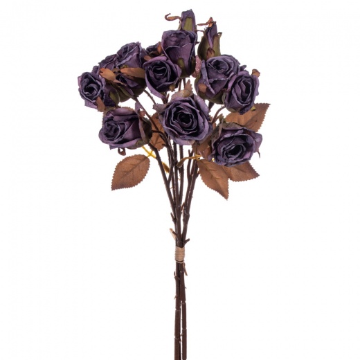 16.5" Purple Rose Bundle - Elegant Home Decor