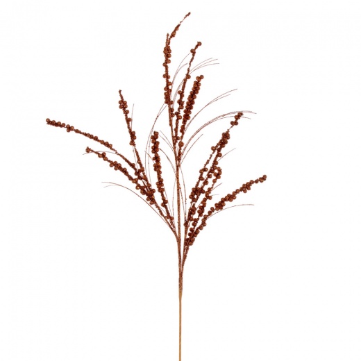 36" Copper Berry Twig Glitr Spray 6/Bg
