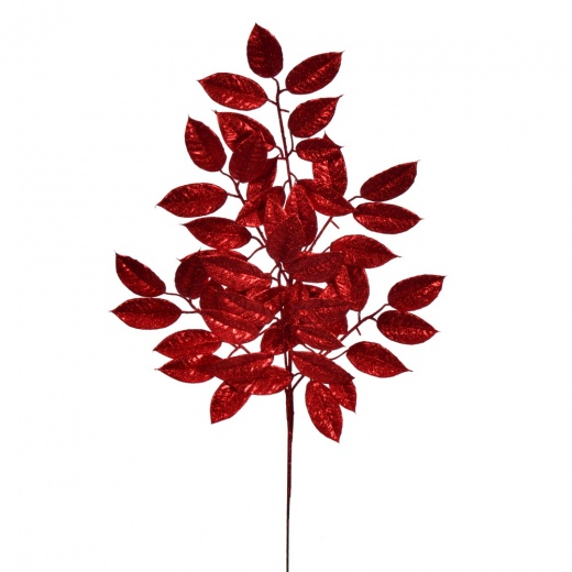 31" Red Gardenia Glitter Spray 2/Bag - Vickerman