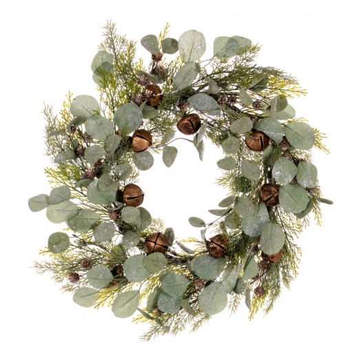 22" Winter Jingle Bell Wreath