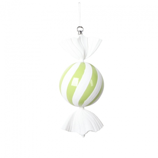 13" Lime Round Swirl Candy