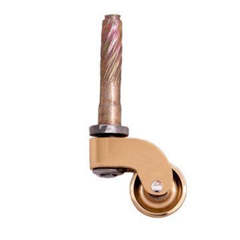 Restorers Solid Brass Caster - 3/4 Inch Wheel