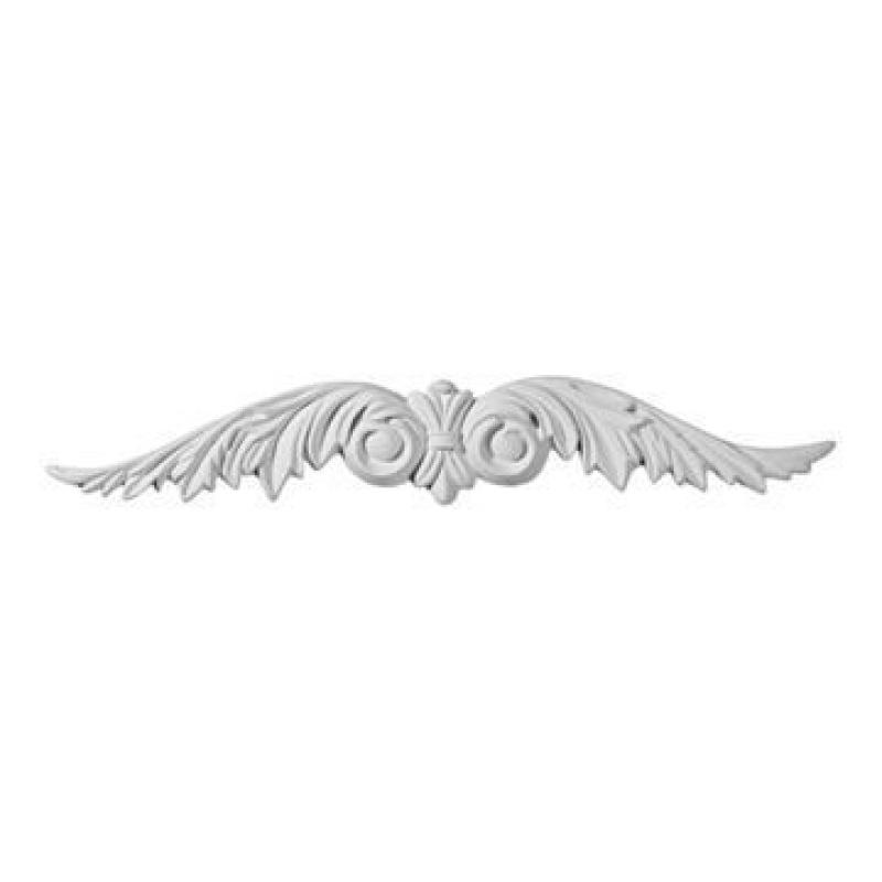 Restorers Architectural Leaf Span Urethane Onlay Applique