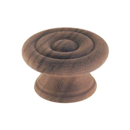 Restorers Classic Walnut Knob With Rings