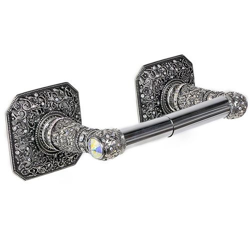 Carpe Diem Juliane Grace Toilet Tissue Post - Clear & Aurore Swarovski