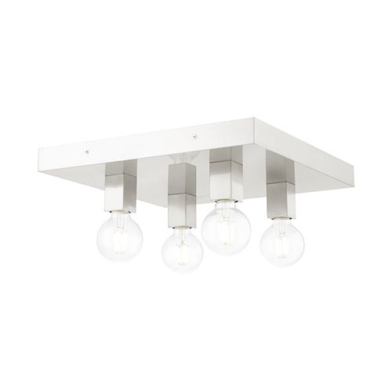 Livex Lighting Solna 4-Light Flush Mount Ceiling Light