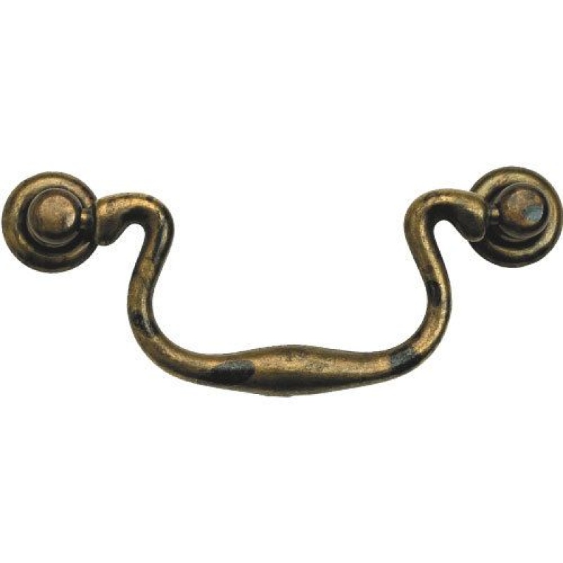 Marella 1800 Circa Classic Curved Brass Drop Pull