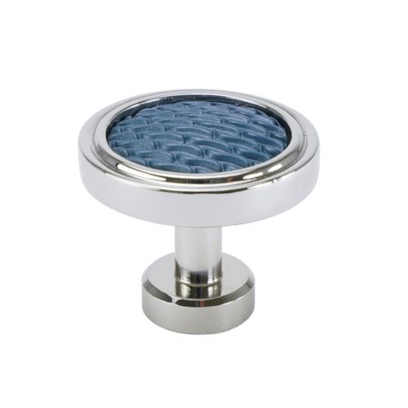 Carpe Diem Spectra Waves Chrome And Blue Titanium Knob