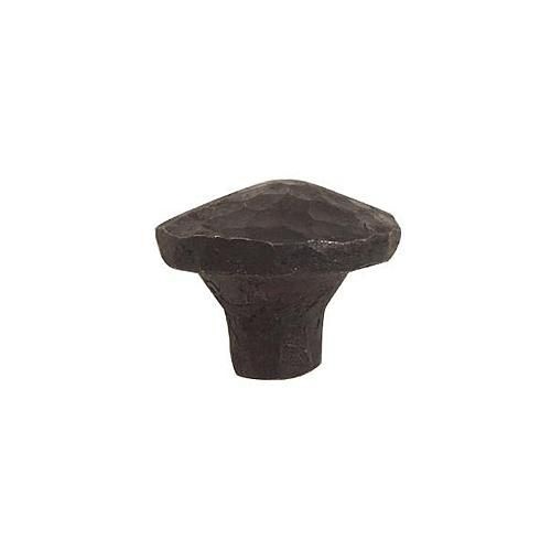 Restorers Hand Forged Iron Round Knob - 1 1/4 Inch Diameter