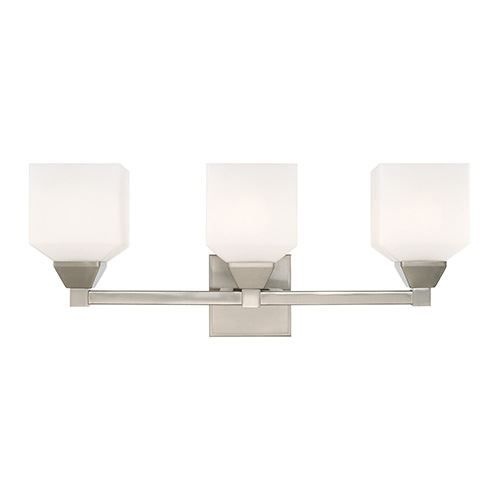 Livex Lighting Aragon Satin 3-Light Vanity Fixture