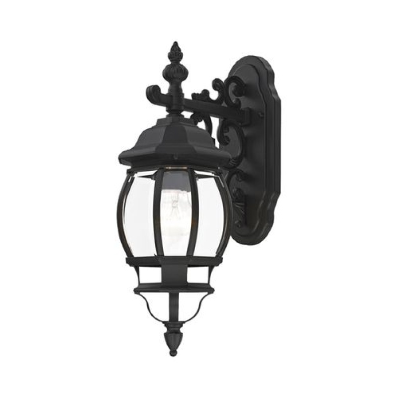 Livex Lighting Frontenac 1-Light Small 6 1/2 Inch Outdoor Wall Lantern