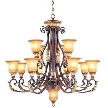 Livex Lighting Villa Verona 40 Inch Chandelier