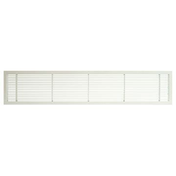 Architectural Grille White Matte Bar Grille & Door - No Deflection