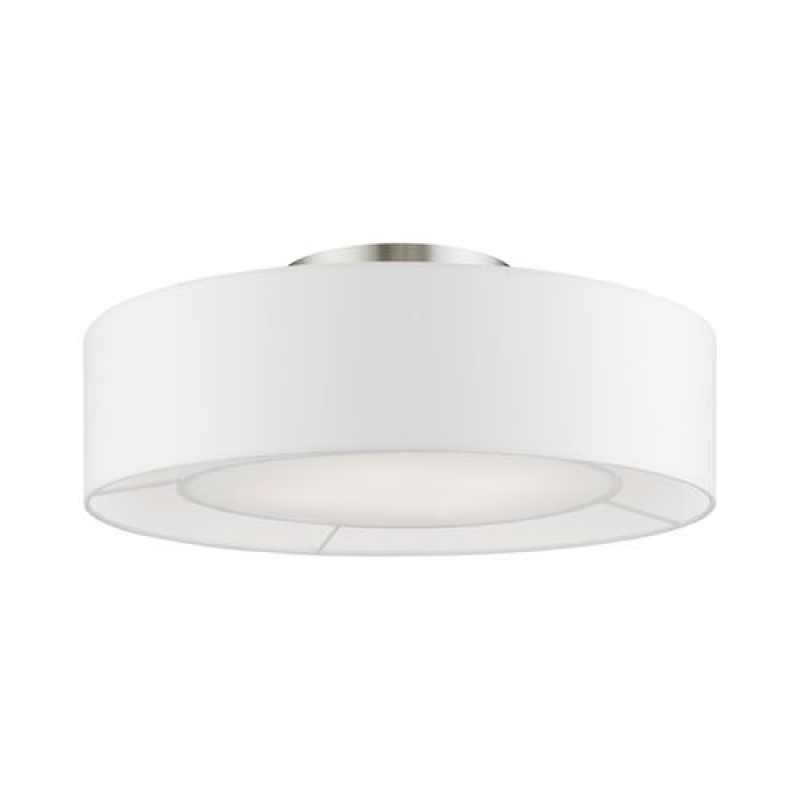 Livex Lighting Gilmore 4-Light Semi-Flush Ceiling Light
