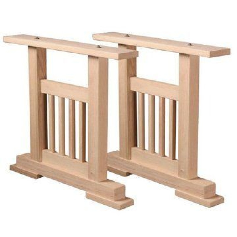 Mission Dining Table Pedestal Kit