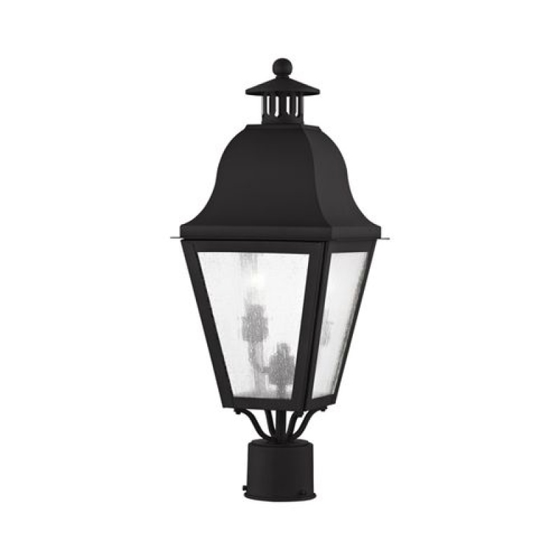 Livex Lighting Amwell 2-Light Medium Outdoor Post Top Lantern