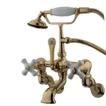 Restorers Vintage Wall Mount Clawfoot Tub Faucet & Shower