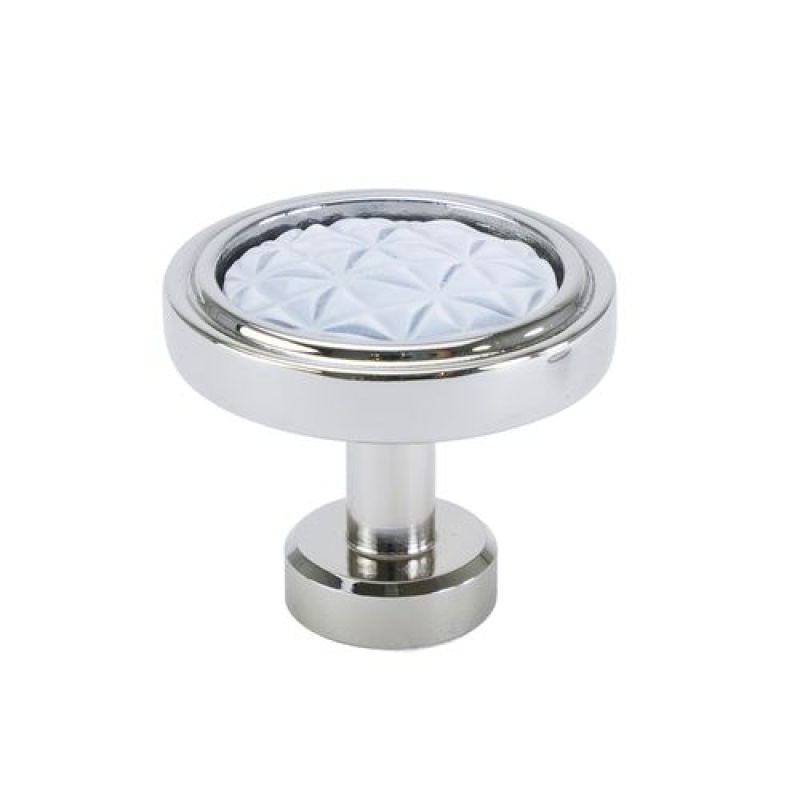 Carpe Diem Spectra Origami Chrome And White Knob