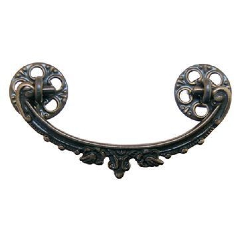 Restorers Classic Pierced Rosette Victorian Bail Pull