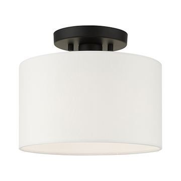 Livex Lighting Meridian 10 Inch Semi Flush Light