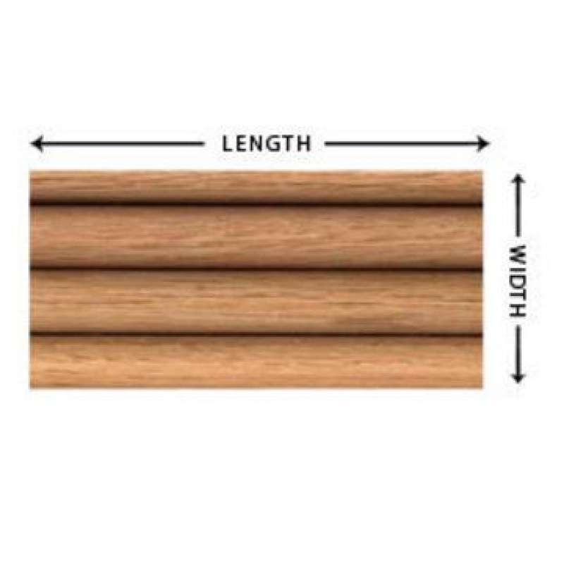 Oak Custom Beveled Hoosier Tambour