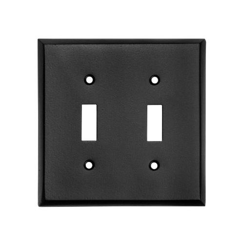 Ageless Iron Double Toggle Switchplate