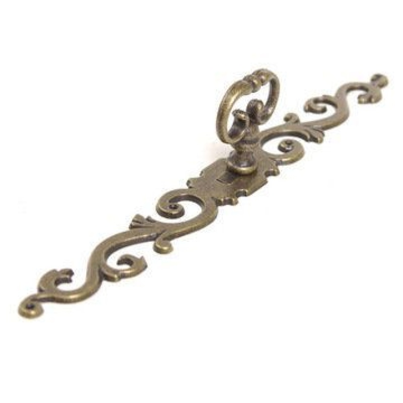 Restorers Antique Brass Escutcheon With Dummy Key