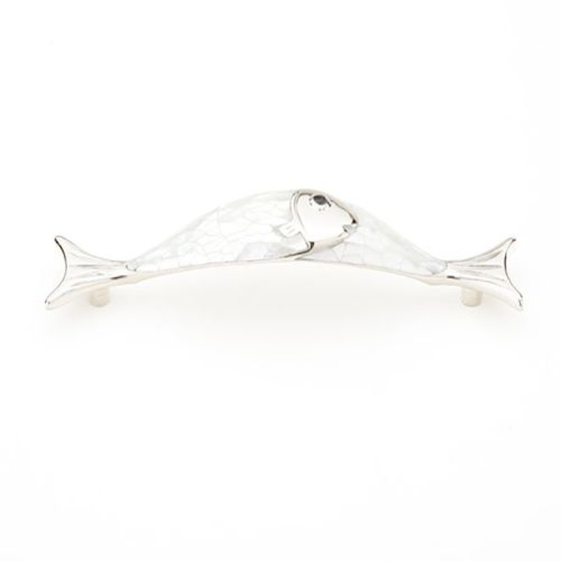 Schaub Mother Of Pearl Fish Cabinet Pull