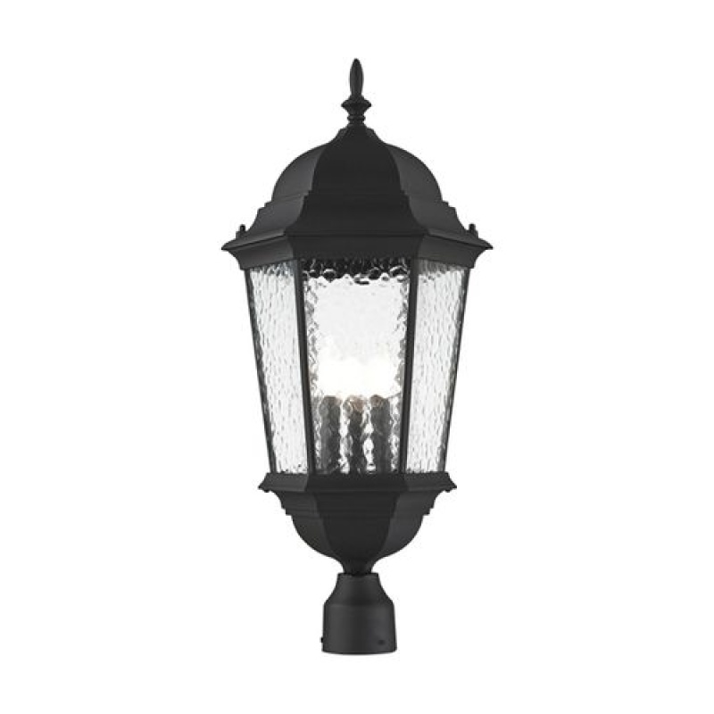 Livex Lighting Hamilton 3-Light Large Outdoor Post Top Lantern