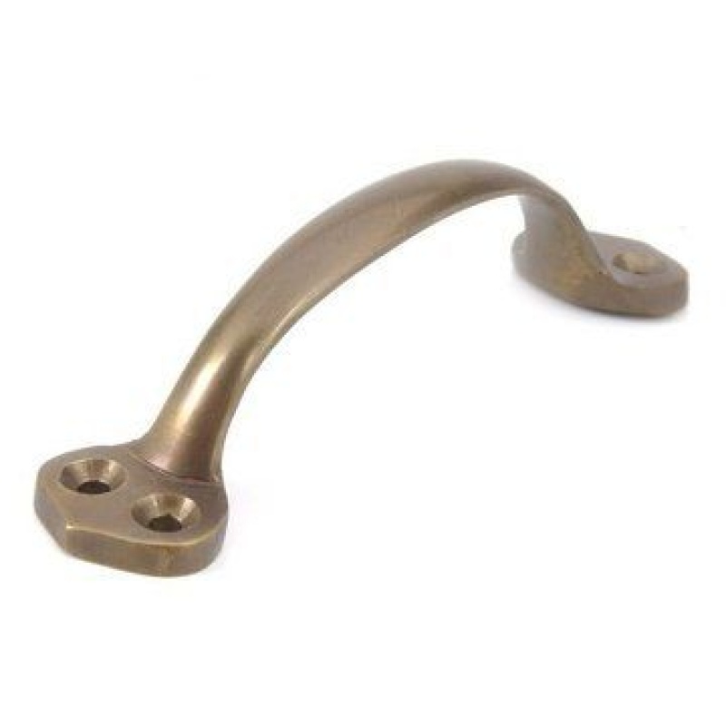 Restorers Solid Brass Teardrop Bow Handle