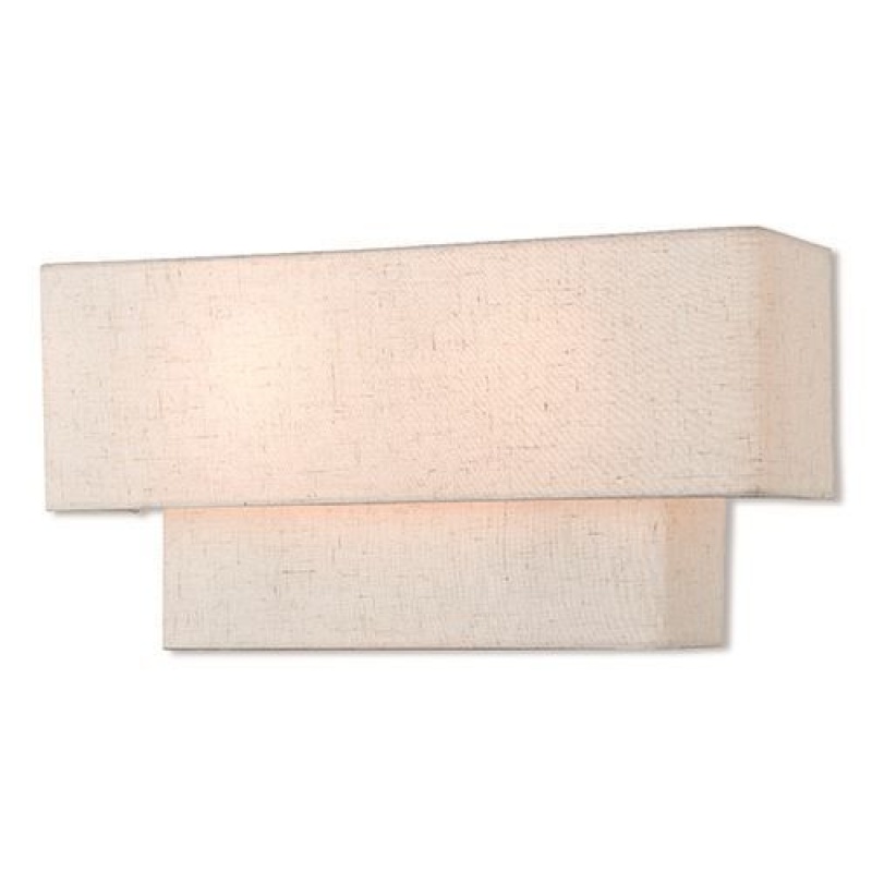 Livex Lighting Claremont 16 Inch Oatmeal Wall Sconce