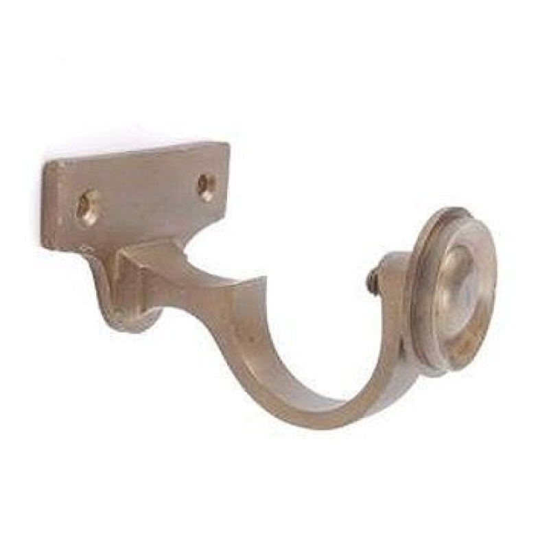 Restorers Solid Brass Curtain Rod Holders