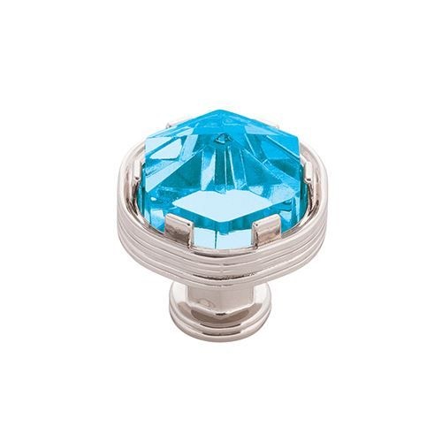 Belwith-Keeler Chrysalis Cerulean Glass Knob