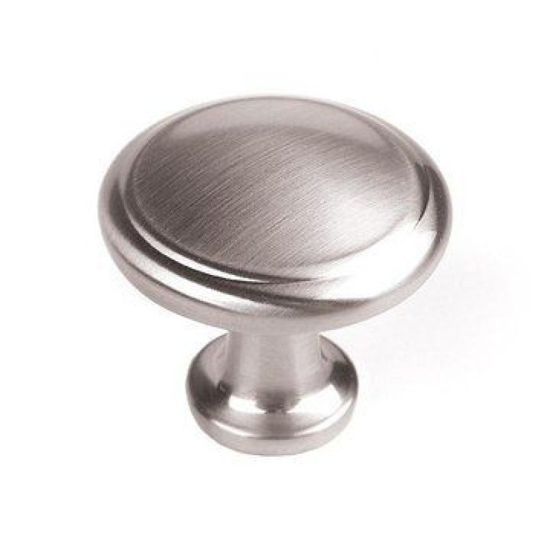 Top Knobs Ringed Knob Satin Nickel 1 1/8 Inch