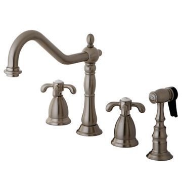 Restorers French Country Ks179xtxbs-P Widespread Kitchen Faucet