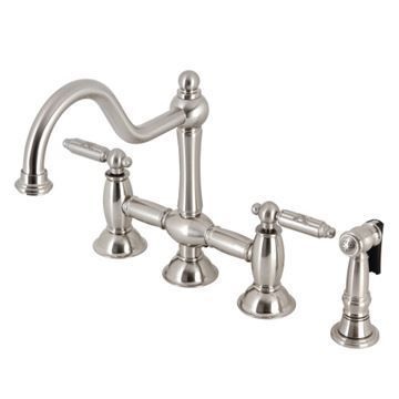 Restorers Restoration Ks379xglbs-P Bridge Kitchen Faucet