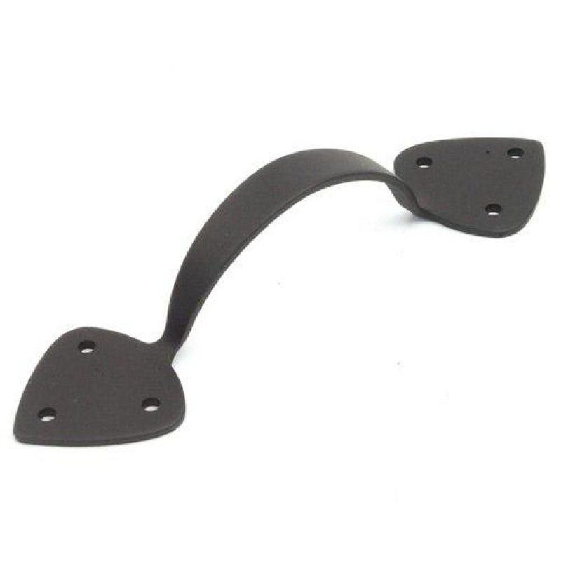 Acorn Black Iron Spade Pull