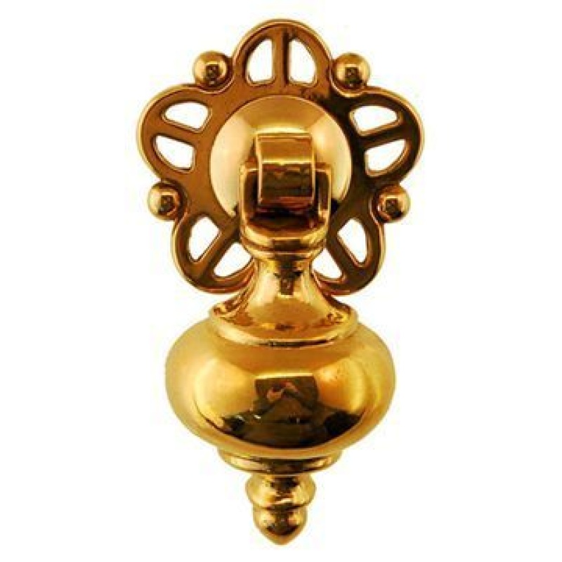 Restorers Classic Star Backplate With Bulb Pendant Drop Pull