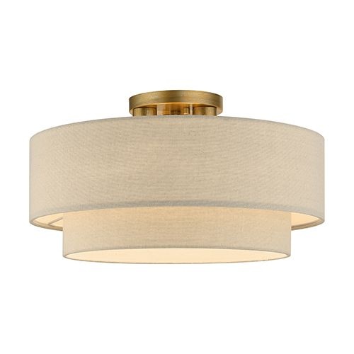 Livex Lighting Bellingham Large Semi Flush Ceiling Light