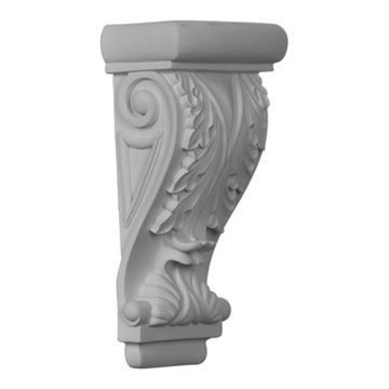 Restorers Architectural Leaf & Scroll Urethane Corbel