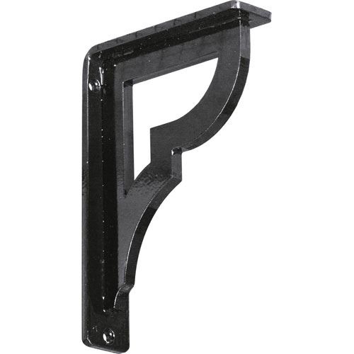 Restorers Architectural Bradford Iron Single Brace Shelf Bracket