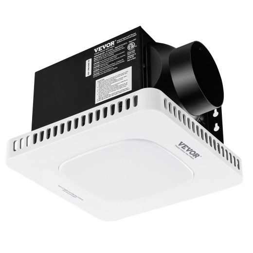 Vevor Bathroom Exhaust Fan - 80 CFM High-Efficiency Ventilation for a Fresher Bathroom