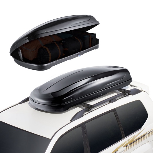 Vevor Rooftop Cargo Carrier 8 Cubic Feet Luggage Storage Box Abs For Suvs Cars