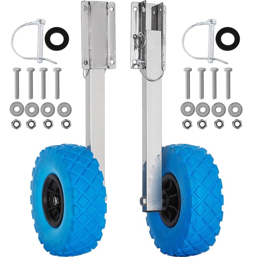 Boat Transom Launching Wheel Dolly Stainless Steel for Inflatable Boat