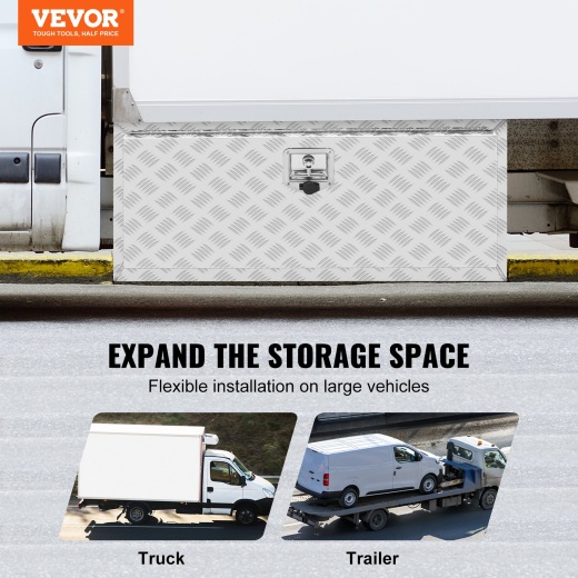 Vevor Underbody Truck Box - 36"×14"×16" Pickup Storage Box