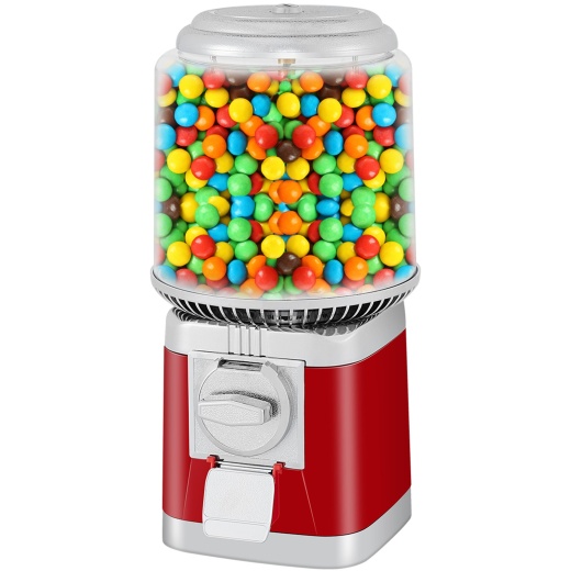 Vevor Gumball Machine - 1-Inch Candy Vending Machine for Home and Commercial Use