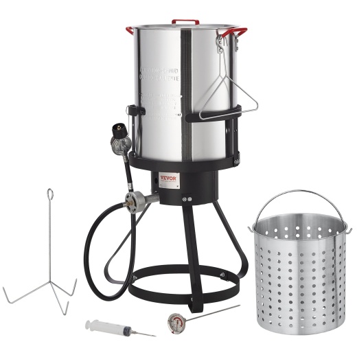 Vevor Turkey Deep Fryer, 30-Qt Outdoor Aluminum Propane Gas Boiler